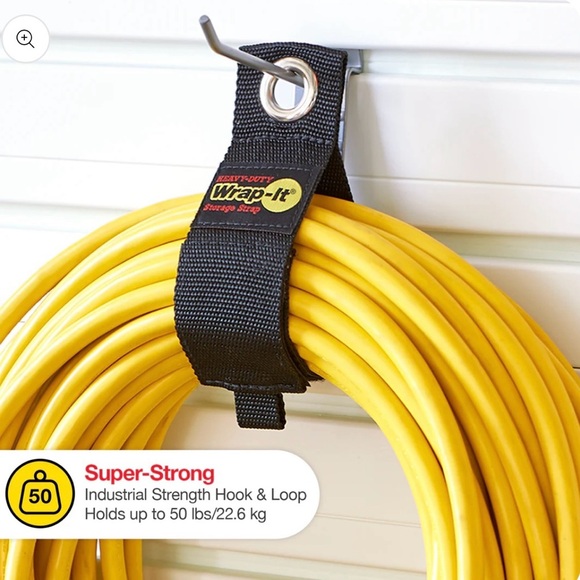 Wrap It Storage Heavy Duty Storage Straps Assorted 6 Pack Velcro Easy Organize - Picture 3 of 7